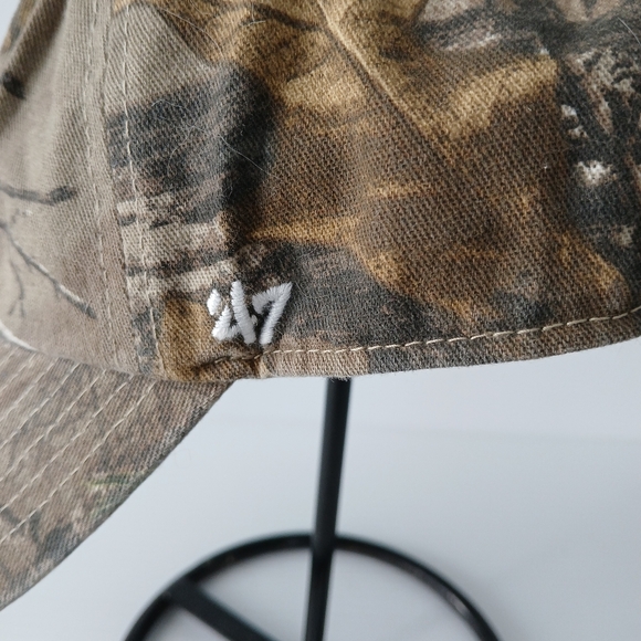 NWT Pittsburgh Steelers '47 Clean Up Realtree Camo Adjustable Baseball Cap - Picture 4 of 9